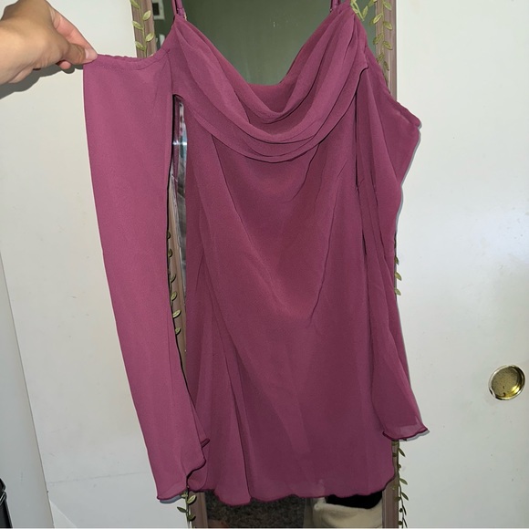 Oh Polly Burgundy Mini Dress - Picture 6 of 6